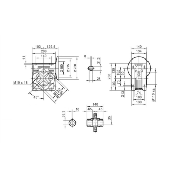 Przekładnia MPRV 090 1/30 100B5
